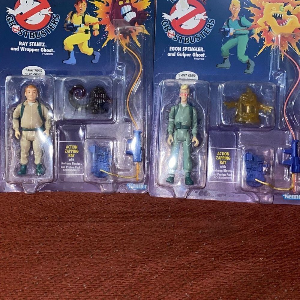 The Real Ghostbusters 2020 Kenner Retro Ray Stantz and Egon Spengler Figure lot